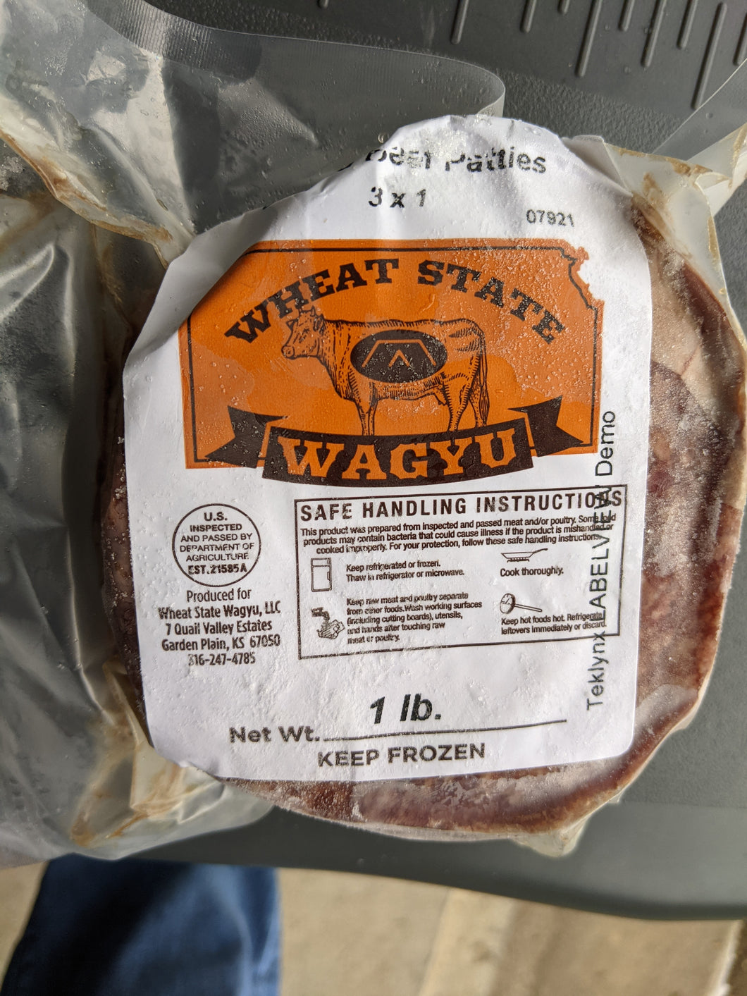 Wagyu Ham Patties 1lb