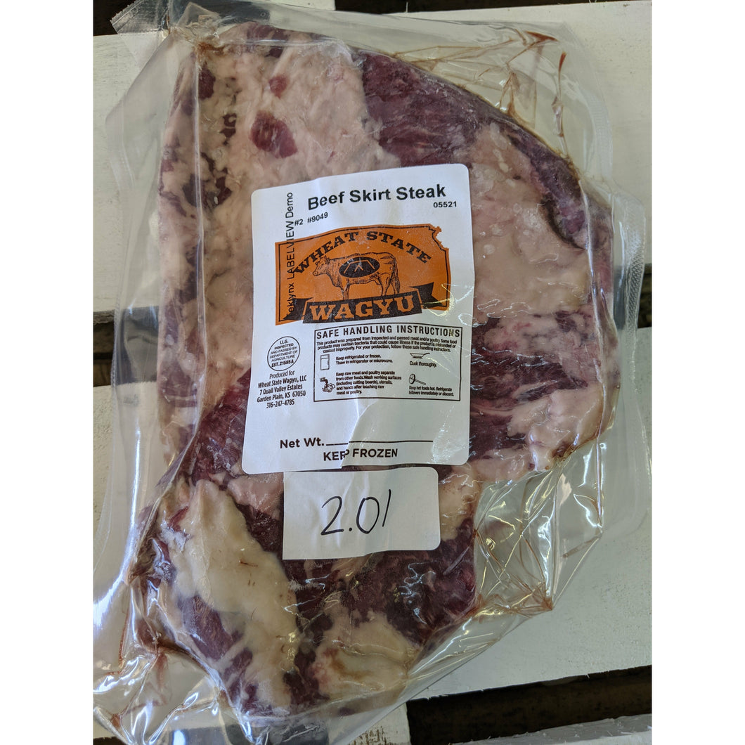 Wagyu Skirt Steak 2.76 - 2.78 pounds